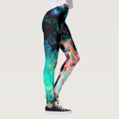 Abstrakte Farben, schön Leggings (Rechts)