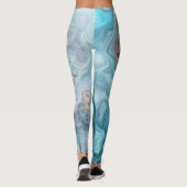 Abstrakte Farben, schöne Leggings (Rückseite)