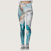 Abstrakte Farben, schöne Leggings (Vorderseite)