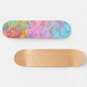 Abstrakte Farben Skateboard (Horizontal)