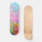Abstrakte Farben Skateboard (Vorderseite)