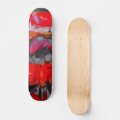 Abstrakte Farben Skateboard (Vorderseite)