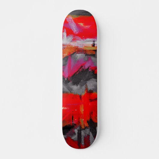 Abstrakte Farben Skateboard (Vorne)