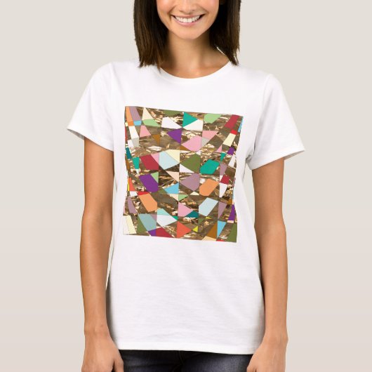 Abstrakte Farben T-Shirt (Vorderseite)