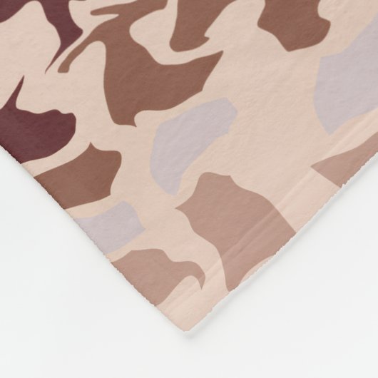 Abstrakte Farben Tasse Fleecedecke (Ecke)