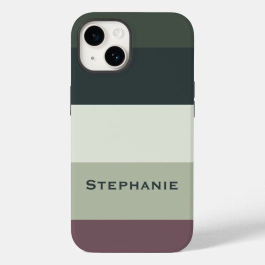 Abstrakte Farbenauswahl  Streifen Case-Mate iPhone Hülle (Rückseite)