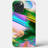 Abstrakte farbenfrohe Blätter im psychedelischen S Case-Mate iPhone Hülle (Rückseite)