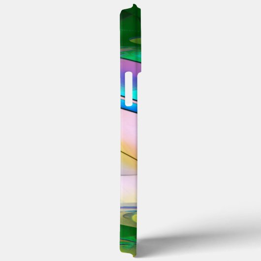 Abstrakte farbenfrohe Blätter im psychedelischen S Case-Mate iPhone Hülle (Rückseite / Rechts)