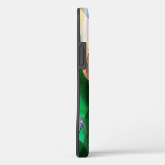 Abstrakte farbenfrohe Blätter im psychedelischen S Case-Mate iPhone Hülle (Rückseite / Rechts)