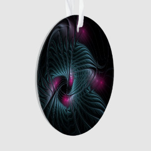 Abstrakte farbenfrohe Fantasy-Fraktal Ornament