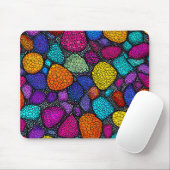 Abstrakte, farbenfrohe Felsen Mousepad (Mit Mouse)
