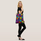Abstrakte, farbenfrohe Felsen Tasche (Am Model)
