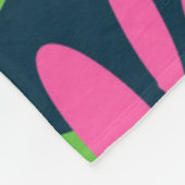 Abstrakte farbenfrohe Feuerwerke Blume Fleece Blan (Ecke)