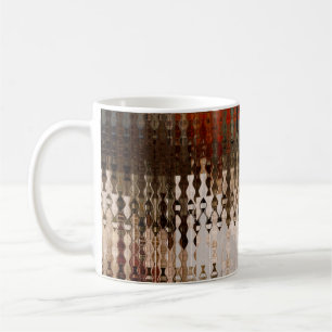 abstrakte farbenfrohe geometrische Schnittpunkt Ku Kaffeetasse