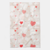 Abstrakte Farbenfrohe Herz Muster Küchentücher (Vertikal)