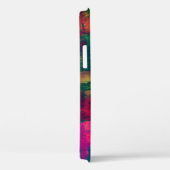 abstrakte, farbenfrohe Hintergrundkunst aus Papier Case-Mate iPhone Hülle (Rückseite / Rechts)