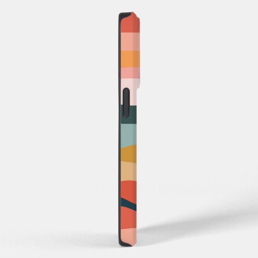 Abstrakte Farbenfrohe Korallenmuster Case-Mate iPhone Hülle (Rückseite / Rechts)