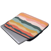 Abstrakte Farbenfrohe Korallenmuster Laptopschutzhülle (Vorne Knopf)