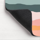 Abstrakte Farbenfrohe Korallenmuster Mousepad (Ecke)