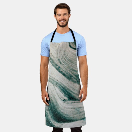 Abstrakte farbenfrohe Küche Schürze (Getragen)