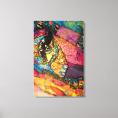 Abstrakte, farbenfrohe Kunst, die sich nur auf das Leinwanddruck (Vorderseite)