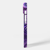Abstrakte Farbenfrohe Lilac & Violet Spirale Muste Case-Mate iPhone Hülle (Rückseite / Links)