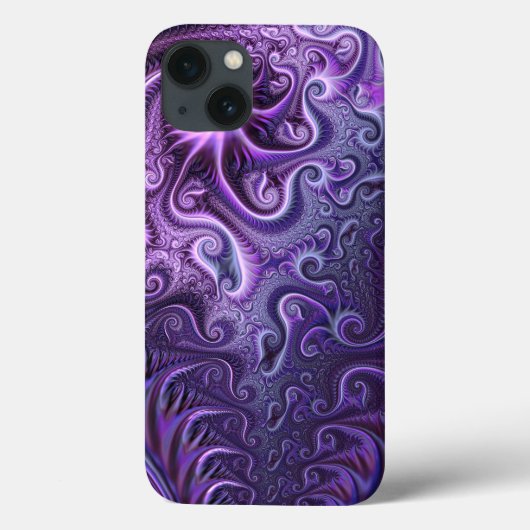 Abstrakte Farbenfrohe Lilac & Violet Spirale Muste Case-Mate iPhone Hülle (Rückseite)