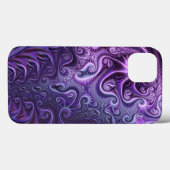 Abstrakte Farbenfrohe Lilac & Violet Spirale Muste Case-Mate iPhone Hülle (Rückseite (Horizontal))
