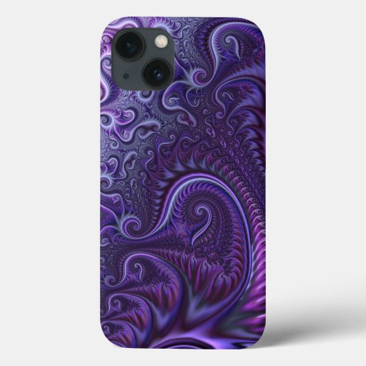 Abstrakte Farbenfrohe Lilac & Violet Spirale Muste Case-Mate iPhone Hülle (Rückseite)