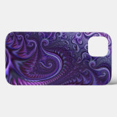 Abstrakte Farbenfrohe Lilac & Violet Spirale Muste Case-Mate iPhone Hülle (Rückseite (Horizontal))