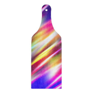 Abstrakte farbenfrohe Linien Schneidebrett