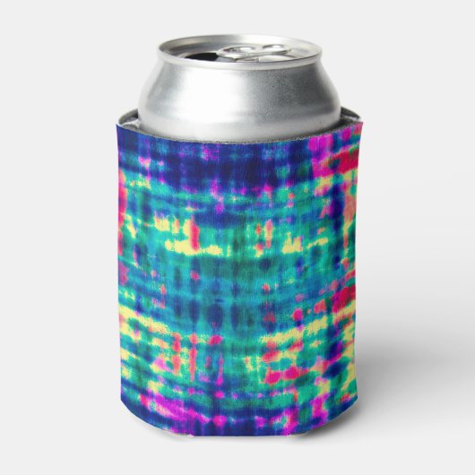 Abstrakte Farbenfrohe Moderne Gefärbte Krawatte Mu Dosenkühler (Kanne Vorderseite)