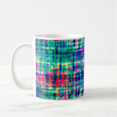 Abstrakte Farbenfrohe Moderne Gefärbte Krawatte Mu Kaffeetasse (Links)