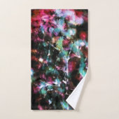 Abstrakte, farbenfrohe Muster, hell, elegant Badhandtuch Set (Handtuch)