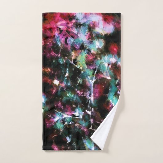 Abstrakte, farbenfrohe Muster, hell, elegant Badhandtuch Set (Handtuch)