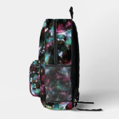 Abstrakte, farbenfrohe Muster, hell, elegant Bedruckter Rucksack (Rechts)