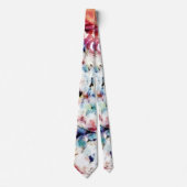 Abstrakte, farbenfrohe Muster, hell, elegant Krawatte (Vorderseite)