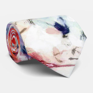 Abstrakte, farbenfrohe Muster, hell, elegant Krawatte