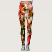 Abstrakte, farbenfrohe Muster, hell, elegant Leggings (Vorderseite)