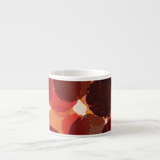 Abstrakte farbenfrohe Mustersammlung Espressotasse (Vorderseite)