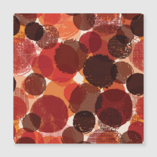 Abstrakte farbenfrohe Mustersammlung Magnetkarte