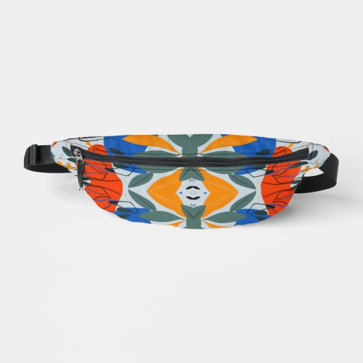 Abstrakte farbenfrohe Natur Bauchtasche (Vorderseite)