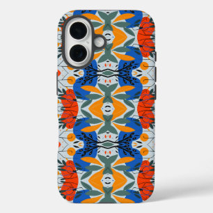 Abstrakte farbenfrohe Natur iPhone 16 Hülle