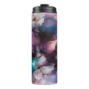 Abstrakte farbenfrohe Öl-, Acrylmalerei des Frühli Thermosbecher