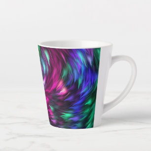 Abstrakte farbenfrohe Pelzfresser Hintergrund-2460 Milchtasse