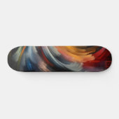 Abstrakte Farbenfrohe Pinakothek Züst Skateboard (Horizontal)