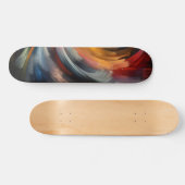 Abstrakte Farbenfrohe Pinakothek Züst Skateboard (Horizontal)
