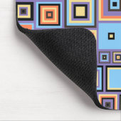 Abstrakte, farbenfrohe Plätze Mousepad (Ecke)