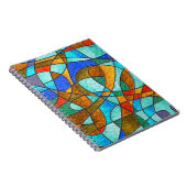 Abstrakte, farbenfrohe Skizze. Notizblock (Rechte Seite)