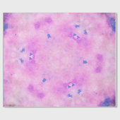 Abstrakte, farbenfrohe Wasserfarbe. Digitale Kunst Geschenkpapier (Flach)